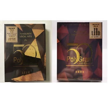 Valódi Eredeti Office-Kína 6-os CD 2 Box Set Klasszikus Pop Zene, Sztárok Énekesek Nagy Hit 50 Dalok 50 éves 2020 Működik