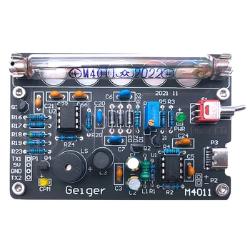 DIY Geiger-Számláló Kit A Hangjelzést, Miller Cső Nukleáris Sugárzás Érzékelő Tábla Könnyű Telepíteni, Egyszerű Használni
