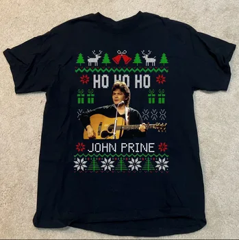 John Prine Ho Ho Ho Ronda Karácsonyi Unisex Póló Minden Méret S 5XL 1L825 hosszú ujjú