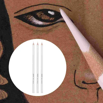 3Pcs Szakmai Fehér Szén Rajz Ceruzával Festmény Vázlat Ceruza