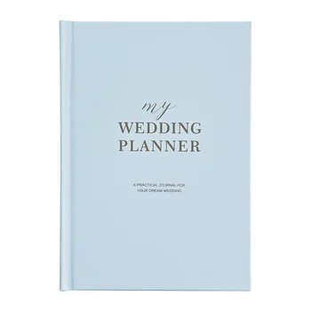 Esküvőszervező Könyv Szervező a Teljes Esküvői Tervezés Lap a jegyespárt A5 Keménytáblás Notebook