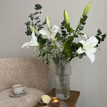 Modern Váza Akril Virág Esztétikai Váza Terrárium Hidroponikus Növény Eszköz, Átlátszó Üveg Vázák Növény Otthon Kert Dekoráció