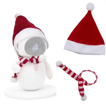 A Eilik Robot Karácsony Karácsonyi Kalap Sál Robot Kizárólagos Kalapok Sálak Karácsonyi Dekoráció Mikulás Sapka Robot Tartozékok